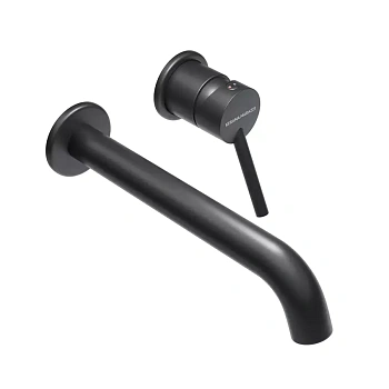 Смеситель для раковины XPRO настенный с внутренней частью, матовый черный Смеситель для раковины XPRO настенный с внутренней частью, матовый черный