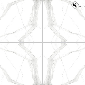 NS Ceramic Керамогранит с Эффектом Камня NSC8034(A,B) White 80x80 - керамическая плитка и керамогранит