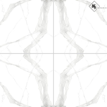 NS Ceramic Керамогранит с Эффектом Камня NSC8034(A,B) White 80x80 - керамическая плитка и керамогранит