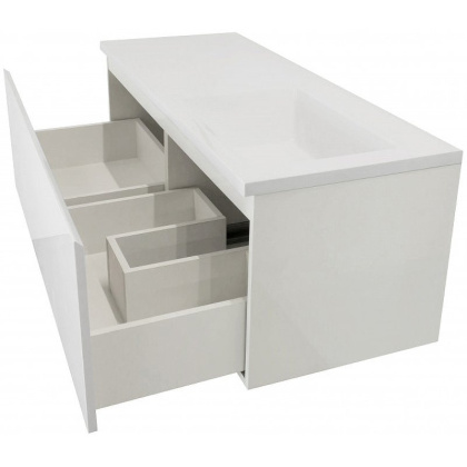 Комплект мебели Dallas Luxe 1000х482 правосторонний подвесной 1 ящик (ШхГхВ) 992х476х430