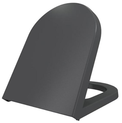 Сиденье с крышкой Taormina/Jet Flush/Parma, плавн. опус, дюр, антрацит, арт. A0300-020 (A0301-020), шт Сиденье с крышкой Taormina/Jet Flush/Parma, плавн. опус, дюр, антрацит, арт. A0300-020 (A0301-020), шт
