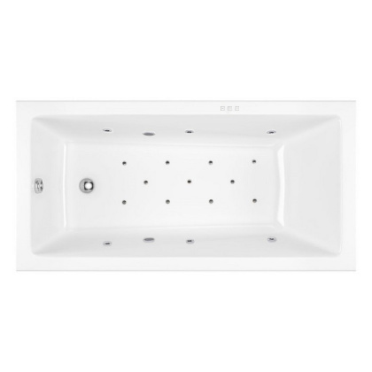 Ванна EXCELLENT Wave 160x70 "RELAX" (хром)