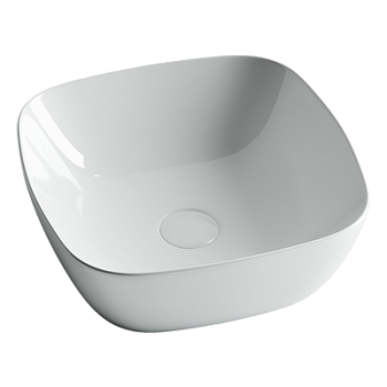 Умывальник чаша накладная квадратная Element 400*400*140мм