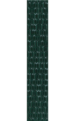Бордюр LSB001 Левада зеленый темный глянцевый (7,1см*40см*9мм) (26шт/0,738м2) кожа, шт