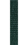 Бордюр LSB001 Левада зеленый темный глянцевый (7,1см*40см*9мм) (26шт/0,738м2) кожа, шт