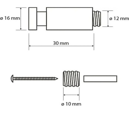 Крючок Bemeta Neo 104506095 Нержавеющая стал