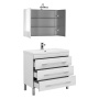 Комплект мебели для ванной Aquanet Верона NEW 90 белый (напольный 3 ящика)