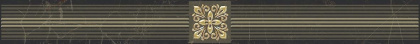 Бордюр AD\B484\60045 Royal чёрный 6,3*60, шт