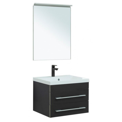 Мебель для ванной Aquanet Верона 58 черный матовый