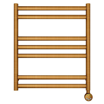 Полотенцесушитель электрический Lemark Status LM44607EBR П7 500x600, левый/правый, бронза Полотенцесушитель электрический Lemark Status LM44607EBR П7 500x600, левый/правый, бронза