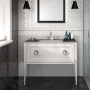 Тумба PLAZA Classic Neo напольная с ящиком 100, белая матовая PL.CN.100.1\WHT.M