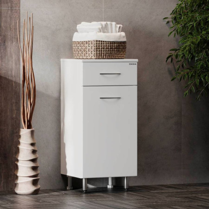 Полупенал Onika Каприз 30 напольный, белый, правый