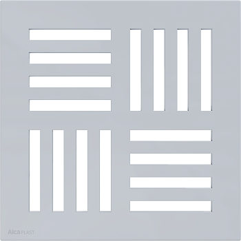 Решетка 143×143 мм, серый