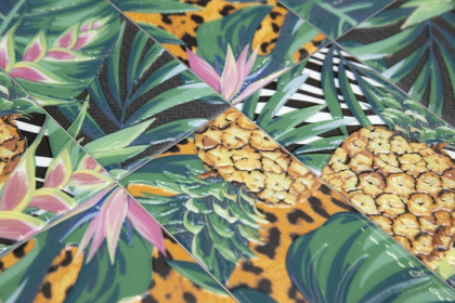 Декор HGD\A497\19056 Пальмейра флора 9,9см*20см*6,9мм (1уп/36шт/0,712м2) Ткань, шт