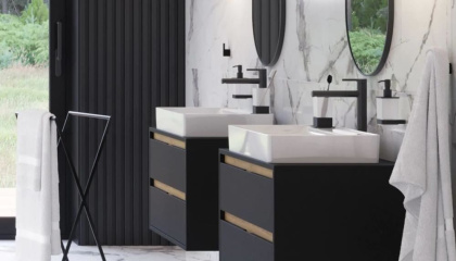 Смеситель для умывальника EXCELLENT Pi AREX.1202BL (черный мат)