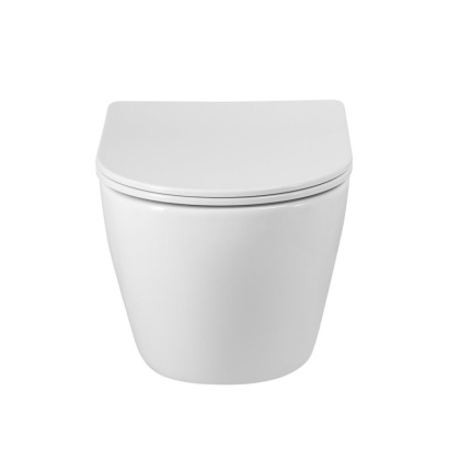 Унитаз подвесной безободковый с сиденьем BELBAGNO SFERA-R