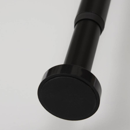 Карниз для ванной Elbe, 200х5х5 см, черный, SC-721121