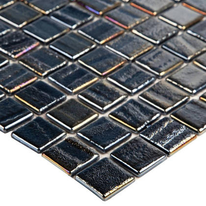 Стеклянная мозаика, Black, Aqua Стеклянная мозаика, Black, Aqua