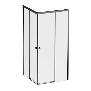 W94G-403-9090-BТ Душевое ограждение X-Joy Square Slide 90х90, Черный, прозрачное W94G-403-9090-BТ Душевое ограждение X-Joy Square Slide 90х90, Черный, прозрачное