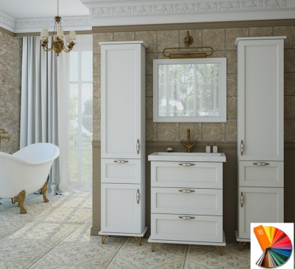 Тумба напольная под умывальник Bali Classic 800х450 3 ящика (ШхГхВ) 800х446х880