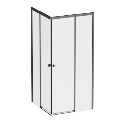 W94G-403-9090-BТ Душевое ограждение X-Joy Square Slide 90х90, Черный, прозрачное W94G-403-9090-BТ Душевое ограждение X-Joy Square Slide 90х90, Черный, прозрачное