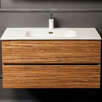 Тумба без раковины Vallessi 80*46cm ZEBRANO 2 полки 837-080-Z Boheme