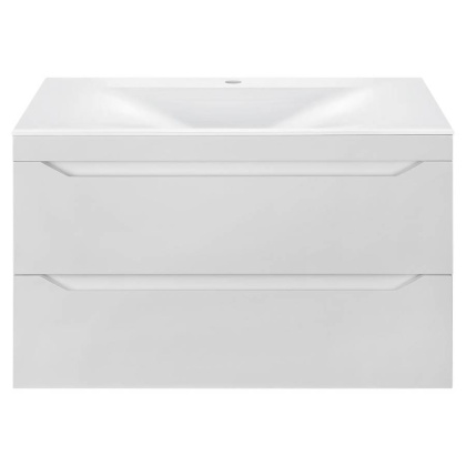 База под раковину Fine 800 подвесная, 2 выкатных ящика soft close, G.White