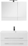Комплект мебели для ванной Aquanet Нота 90 белый (камерино)