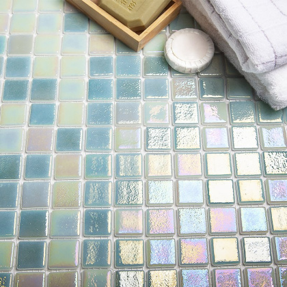 Стеклянная мозаика, MIX GREEN 553/554, Shell Стеклянная мозаика, MIX GREEN 553/554, Shell