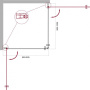 Душевой уголок BelBagno ETNA-AH-2-80/90-C-Cr Душевой уголок BelBagno ETNA-AH-2-80/90-C-Cr