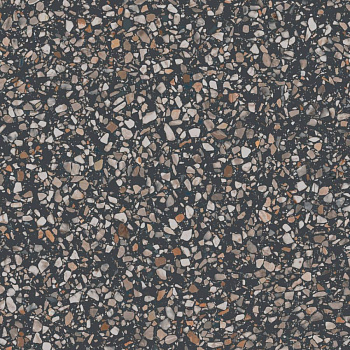 Бричиола чёрный матовый обрезной 60x60x0,9