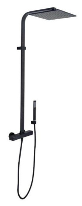 Душевая стойка Paffoni City ZCOL664NO черный матовый