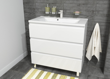 Комплект мебели Bali New 900х450 напольный 3 ящика (ШхГхВ) 898х446х860