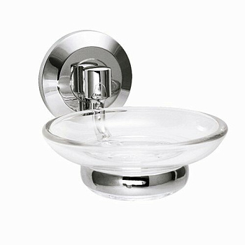 Rhein K-6229O Мыльница стекло (блистер), хром, WasserKRAFT