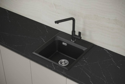 Мойка кухонная Point Мисти 46 черный Мойка кухонная Point Мисти 46 черный