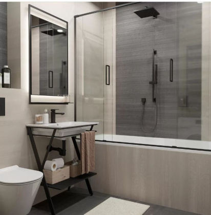 Декор OS\E317\11265R чипсет Про Дабл серый матовый обрезной 30х60х9 (1уп/5шт), шт