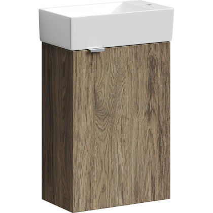 Тумба подвесная SANCOS Mini 355х205х500, с распашной дверцей, внутри 1 полка, дуб чарльстон , арт.MN35ECHR