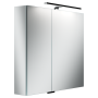 Зеркальный шкаф для ванной комнаты  SANCOS Hilton 800x148х740 мм, с LED подсветкой,арт. Z800