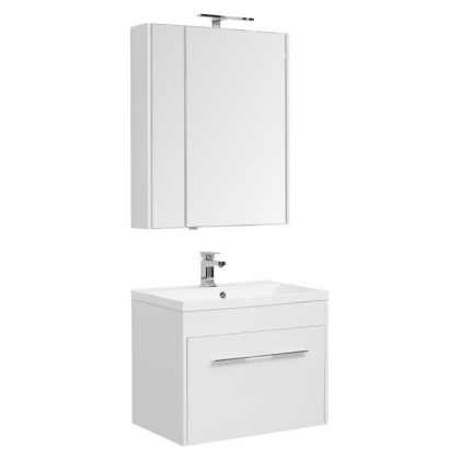 Мебель для ванной Aquanet Августа 75 белый (раковина Нота)