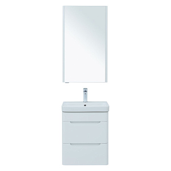 Мебель для ванной Aquanet София 50 белый глянец (2 ящика)