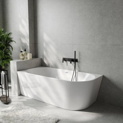 Акриловая ванна ABBER AB9502-1.4 L белая
