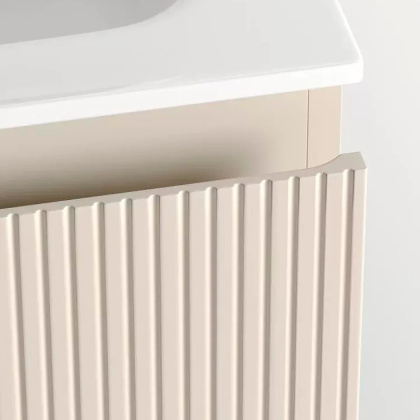 Тумба подвесная SANCOS Snob T 995х445х500, c двумя ящиками оснащенными доводчиками, Beige Soft , арт.SNT100CE