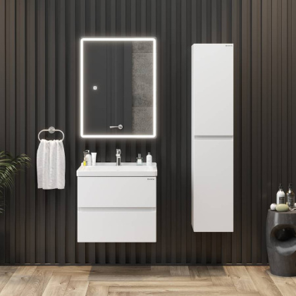 Тумба Onika Эвада 70 подвесная, белая (ум. Миранда 70)