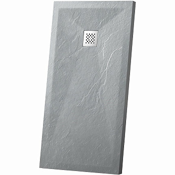 Поддон для душа из искусственного камня VST-4SR9010G, 1000*900*25, серый