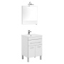 Комплект мебели для ванной Aquanet Верона 58 белый (напольный 1 ящик 2 дверцы)