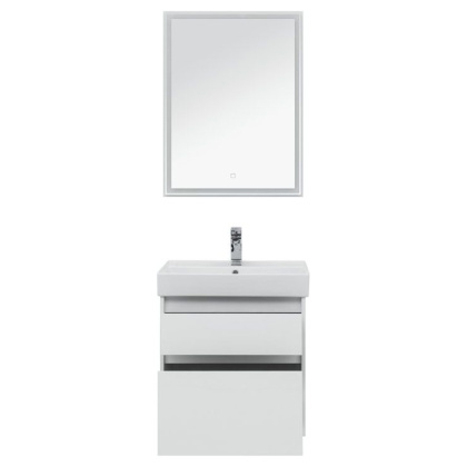 Мебель для ванной Aquanet Nova Lite 60 белый (2 ящика)