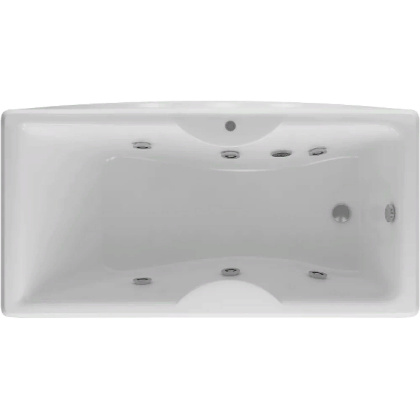 Ванна  Феникс-180 гидромасс.ПН с фр.экр. (слив слева)