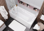 Акриловая ванна VAGNERPLAST CHARITKA 170x75