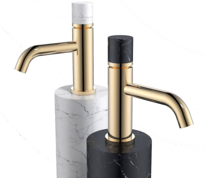 Смеситель STICK для умыв.низ.GOLD MRAMOR BLACK_Комплект Смеситель STICK для умыв.низ.GOLD MRAMOR BLACK_Комплект