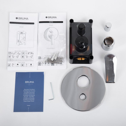 NAUTIC-VDIM-SS Встраиваемый однорычажный смеситель с переключателем на 2 выхода, исполнение Sunset